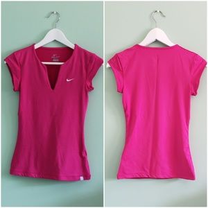 Nike Dri-Fit Cap Sleeve Tennis Shirt